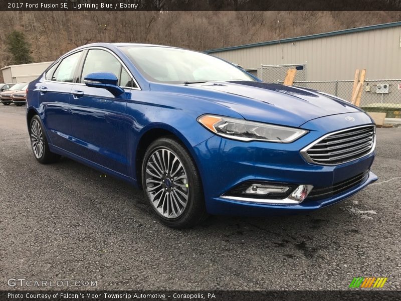 Lightning Blue / Ebony 2017 Ford Fusion SE