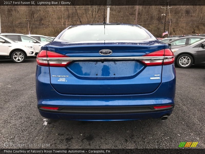 Lightning Blue / Ebony 2017 Ford Fusion SE