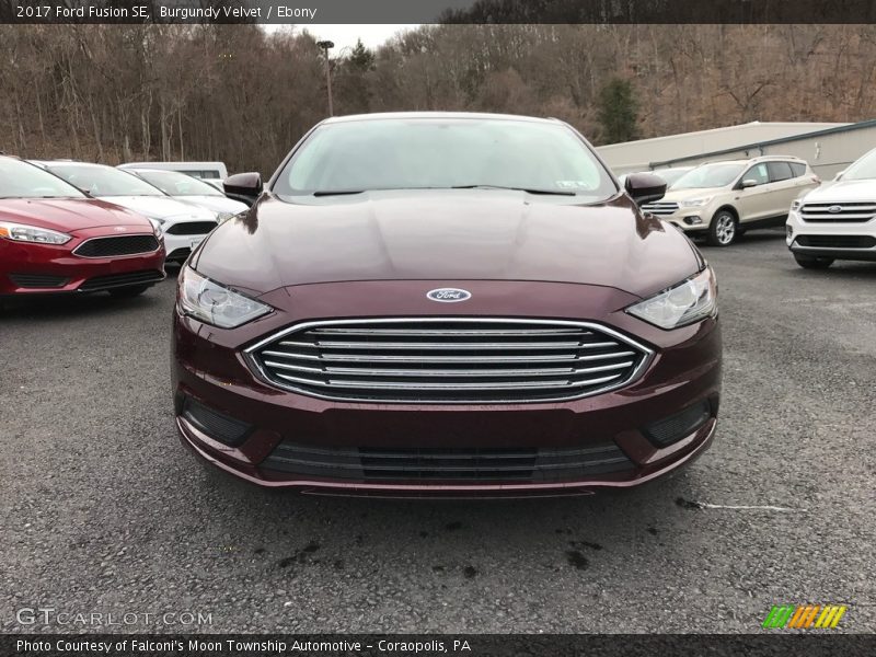 Burgundy Velvet / Ebony 2017 Ford Fusion SE