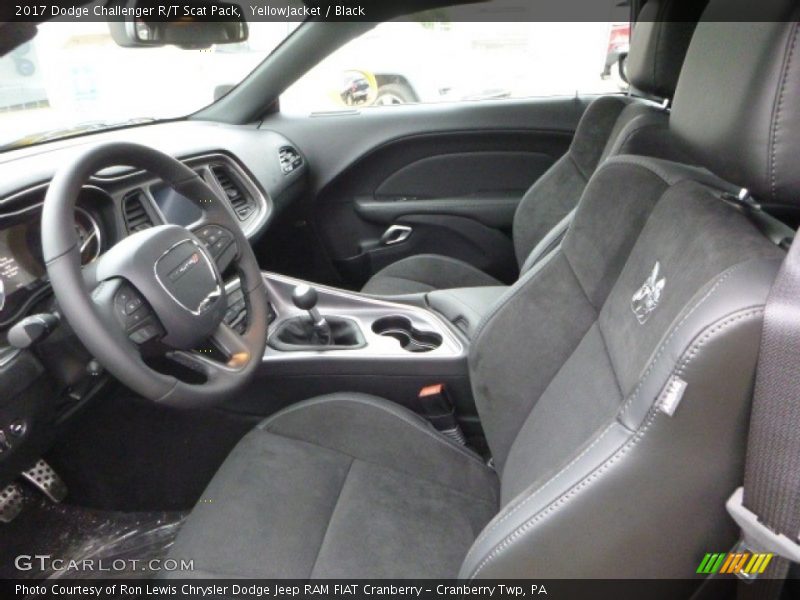 Front Seat of 2017 Challenger R/T Scat Pack