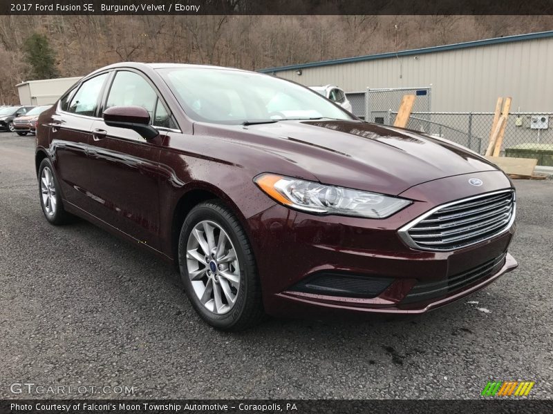 Burgundy Velvet / Ebony 2017 Ford Fusion SE