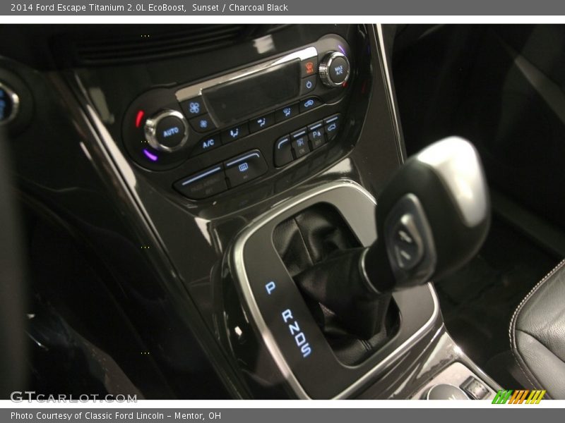 Sunset / Charcoal Black 2014 Ford Escape Titanium 2.0L EcoBoost