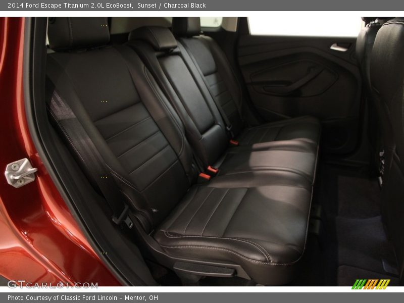 Sunset / Charcoal Black 2014 Ford Escape Titanium 2.0L EcoBoost