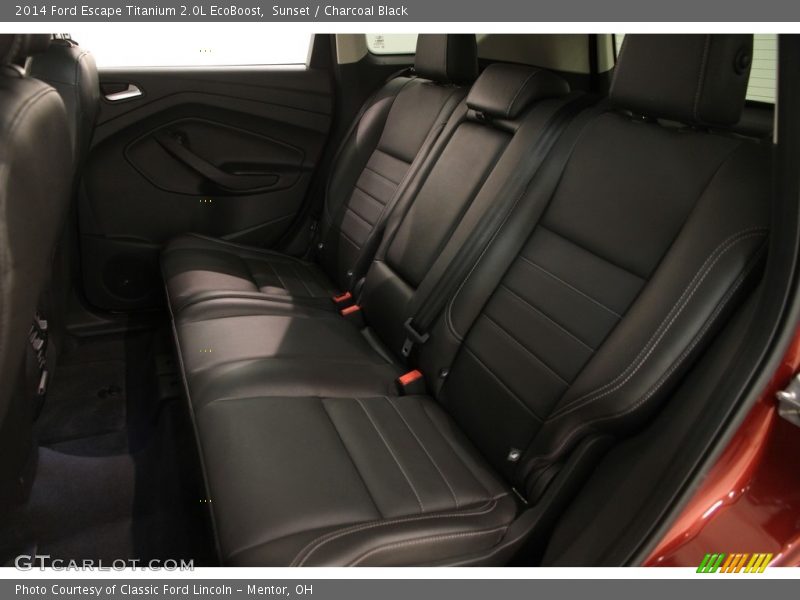 Sunset / Charcoal Black 2014 Ford Escape Titanium 2.0L EcoBoost