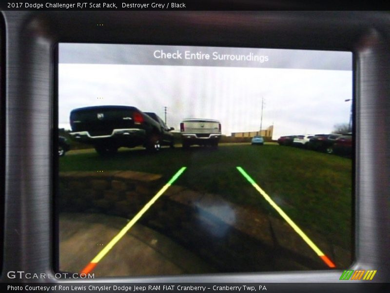Destroyer Grey / Black 2017 Dodge Challenger R/T Scat Pack