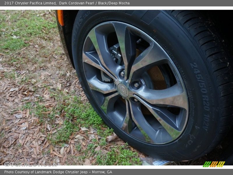 Dark Cordovan Pearl / Black/Deep Mocha 2017 Chrysler Pacifica Limited