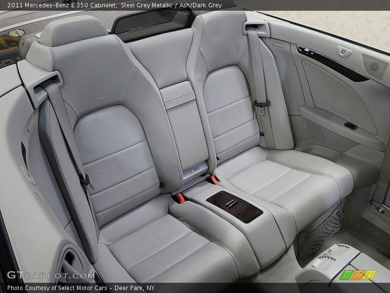 Steel Grey Metallic / Ash/Dark Grey 2011 Mercedes-Benz E 350 Cabriolet