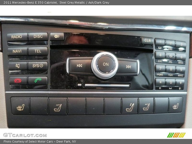 Steel Grey Metallic / Ash/Dark Grey 2011 Mercedes-Benz E 350 Cabriolet