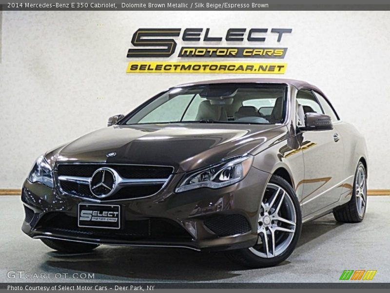 Dolomite Brown Metallic / Silk Beige/Espresso Brown 2014 Mercedes-Benz E 350 Cabriolet