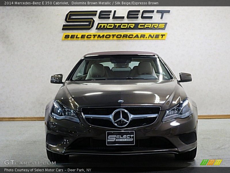 Dolomite Brown Metallic / Silk Beige/Espresso Brown 2014 Mercedes-Benz E 350 Cabriolet