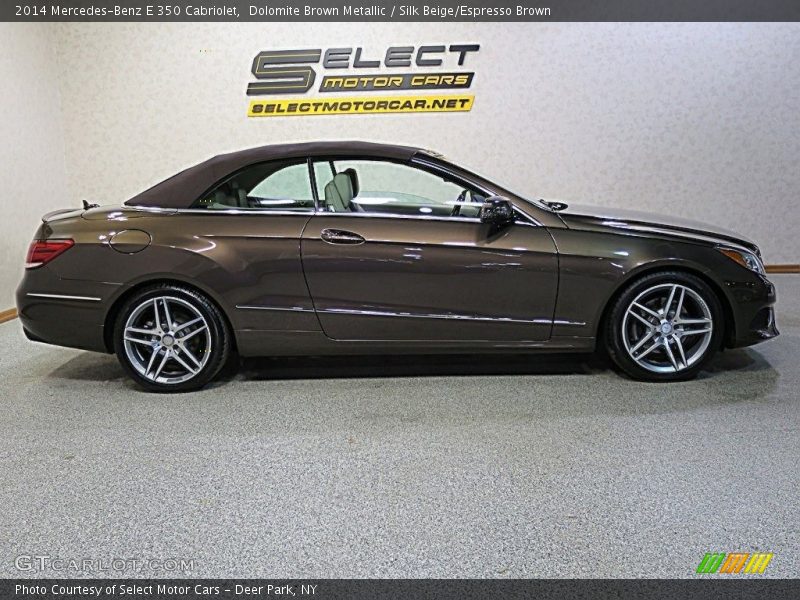 Dolomite Brown Metallic / Silk Beige/Espresso Brown 2014 Mercedes-Benz E 350 Cabriolet