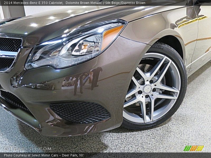 Dolomite Brown Metallic / Silk Beige/Espresso Brown 2014 Mercedes-Benz E 350 Cabriolet