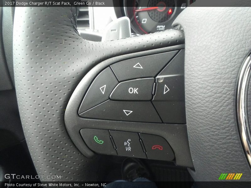Green Go / Black 2017 Dodge Charger R/T Scat Pack