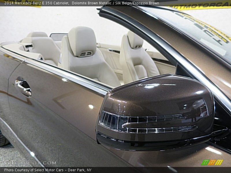 Dolomite Brown Metallic / Silk Beige/Espresso Brown 2014 Mercedes-Benz E 350 Cabriolet