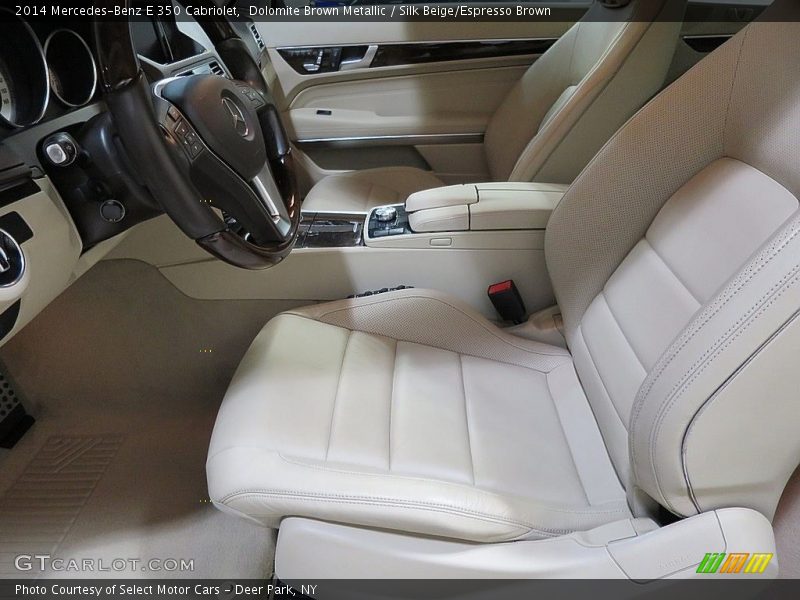 Dolomite Brown Metallic / Silk Beige/Espresso Brown 2014 Mercedes-Benz E 350 Cabriolet