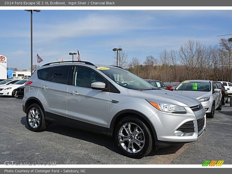 Ingot Silver / Charcoal Black 2014 Ford Escape SE 2.0L EcoBoost