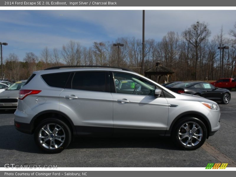 Ingot Silver / Charcoal Black 2014 Ford Escape SE 2.0L EcoBoost