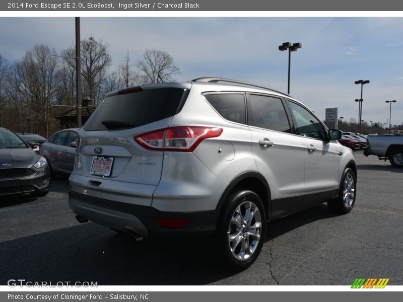Ingot Silver / Charcoal Black 2014 Ford Escape SE 2.0L EcoBoost