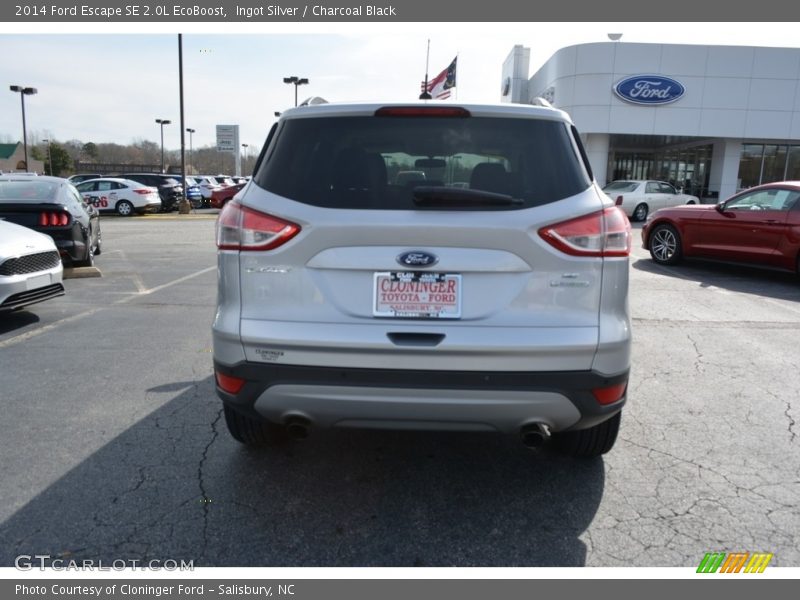 Ingot Silver / Charcoal Black 2014 Ford Escape SE 2.0L EcoBoost