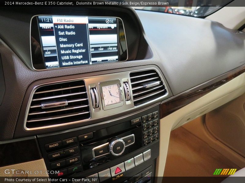 Dolomite Brown Metallic / Silk Beige/Espresso Brown 2014 Mercedes-Benz E 350 Cabriolet