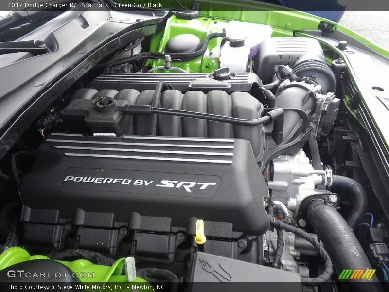 Green Go / Black 2017 Dodge Charger R/T Scat Pack