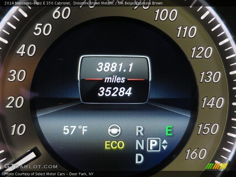 Dolomite Brown Metallic / Silk Beige/Espresso Brown 2014 Mercedes-Benz E 350 Cabriolet