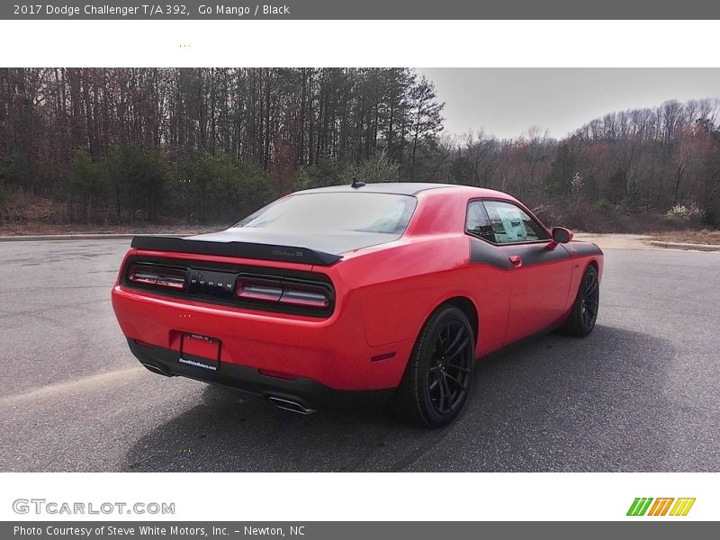 Go Mango / Black 2017 Dodge Challenger T/A 392