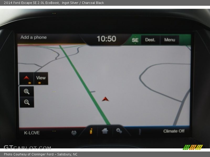 Ingot Silver / Charcoal Black 2014 Ford Escape SE 2.0L EcoBoost