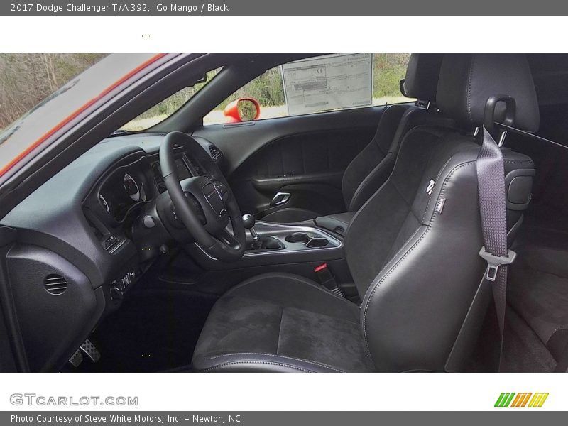 Front Seat of 2017 Challenger T/A 392