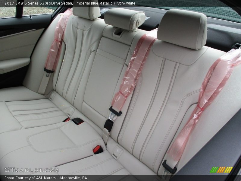Rear Seat of 2017 5 Series 530i xDrive Sedan