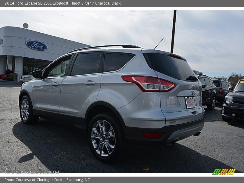Ingot Silver / Charcoal Black 2014 Ford Escape SE 2.0L EcoBoost