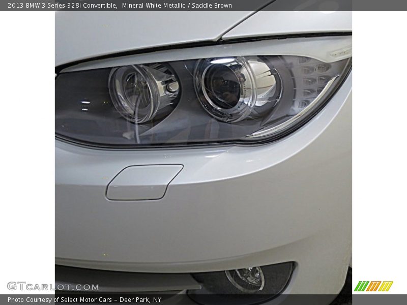 Mineral White Metallic / Saddle Brown 2013 BMW 3 Series 328i Convertible