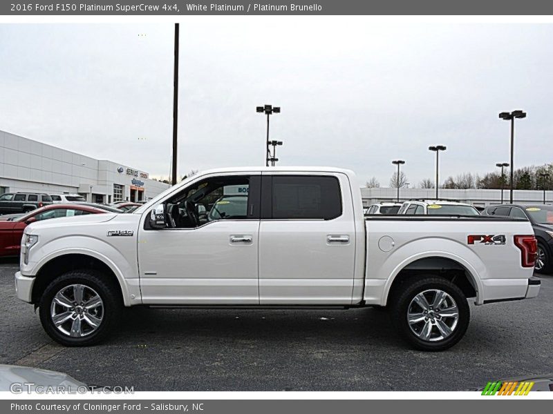 White Platinum / Platinum Brunello 2016 Ford F150 Platinum SuperCrew 4x4
