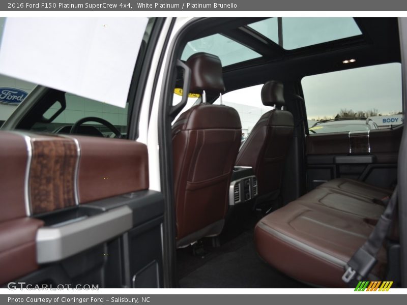 White Platinum / Platinum Brunello 2016 Ford F150 Platinum SuperCrew 4x4