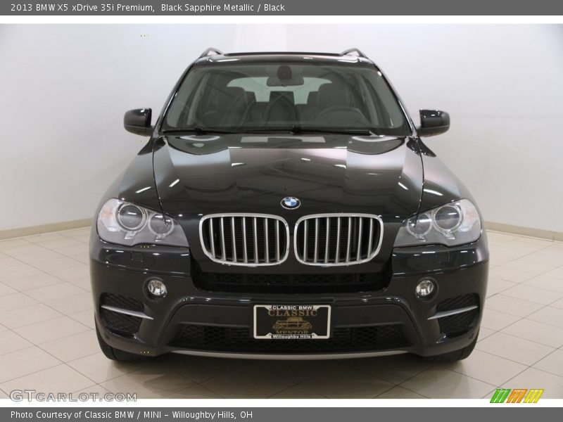 Black Sapphire Metallic / Black 2013 BMW X5 xDrive 35i Premium