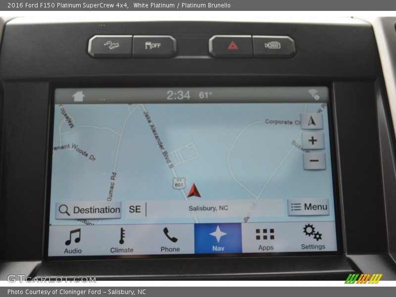 White Platinum / Platinum Brunello 2016 Ford F150 Platinum SuperCrew 4x4