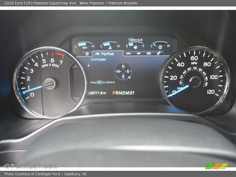 White Platinum / Platinum Brunello 2016 Ford F150 Platinum SuperCrew 4x4