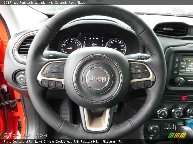 Colorado Red / Black 2017 Jeep Renegade Latitude 4x4