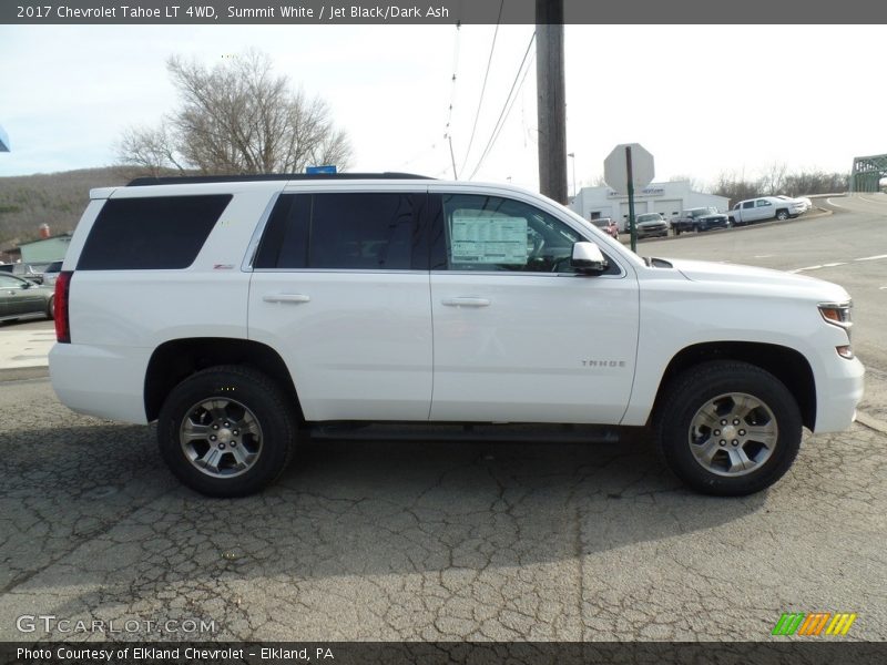 Summit White / Jet Black/Dark Ash 2017 Chevrolet Tahoe LT 4WD