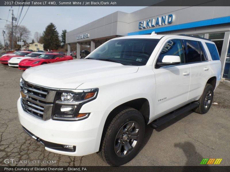 Summit White / Jet Black/Dark Ash 2017 Chevrolet Tahoe LT 4WD