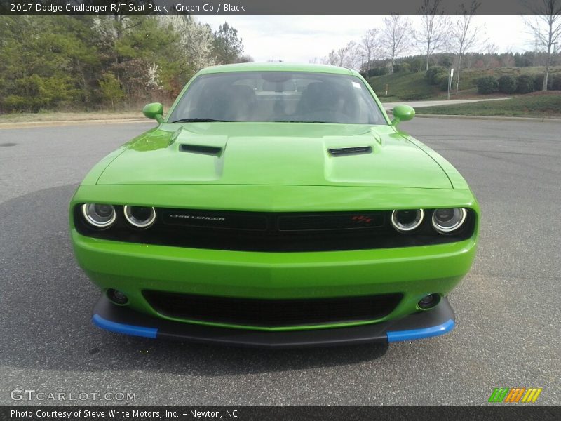 Green Go / Black 2017 Dodge Challenger R/T Scat Pack