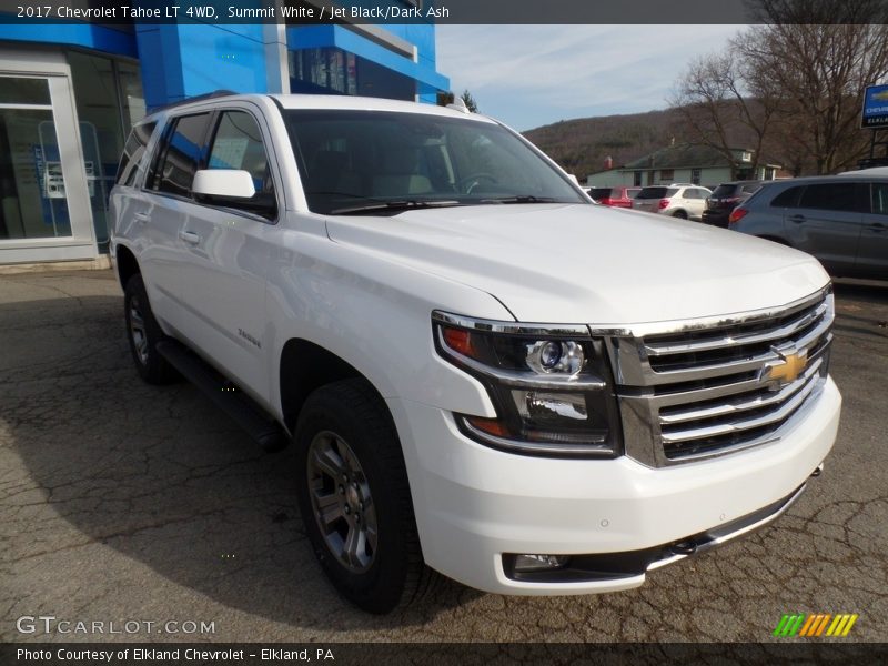 Summit White / Jet Black/Dark Ash 2017 Chevrolet Tahoe LT 4WD