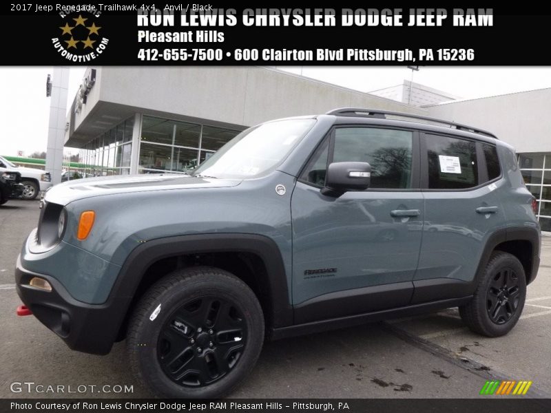 Anvil / Black 2017 Jeep Renegade Trailhawk 4x4