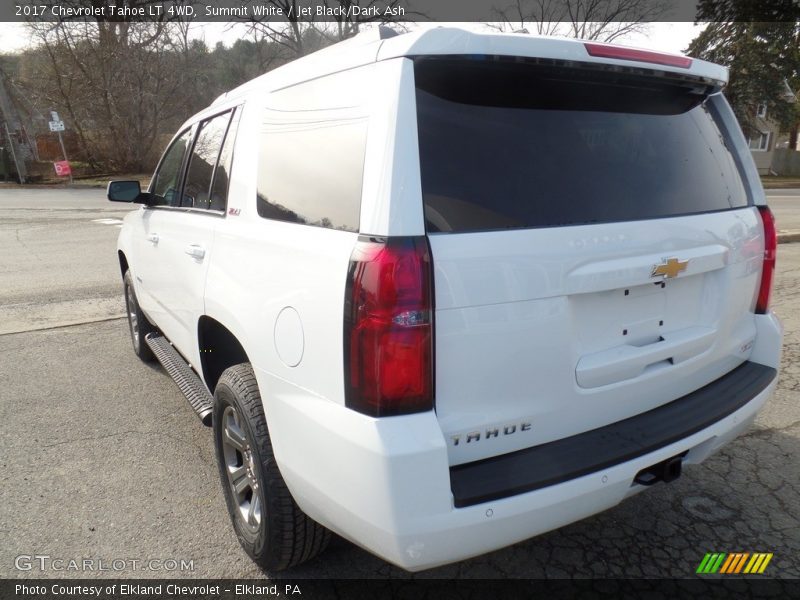 Summit White / Jet Black/Dark Ash 2017 Chevrolet Tahoe LT 4WD