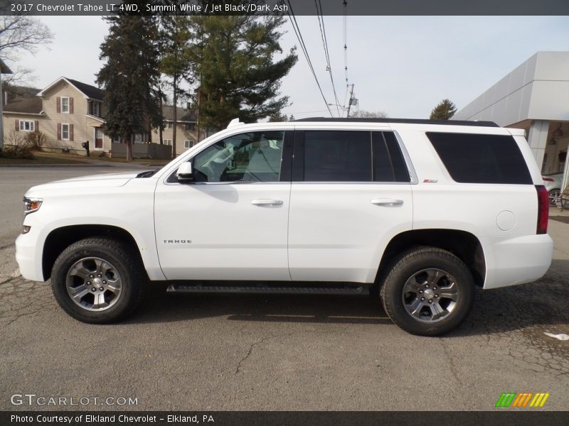 Summit White / Jet Black/Dark Ash 2017 Chevrolet Tahoe LT 4WD