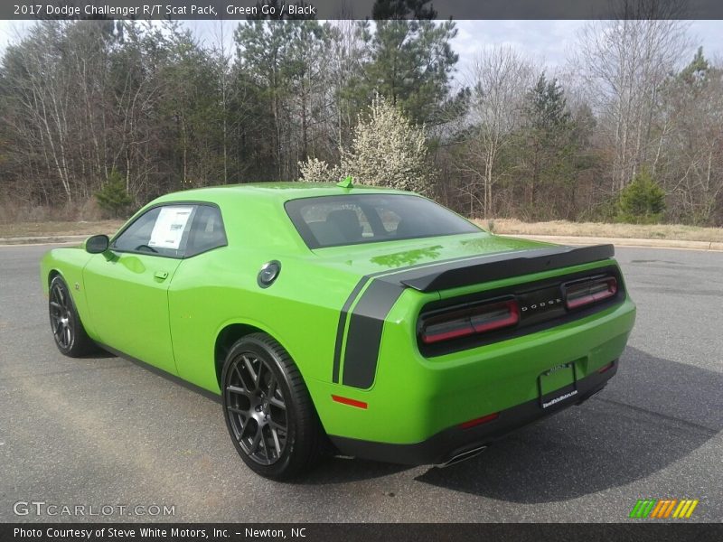 Green Go / Black 2017 Dodge Challenger R/T Scat Pack
