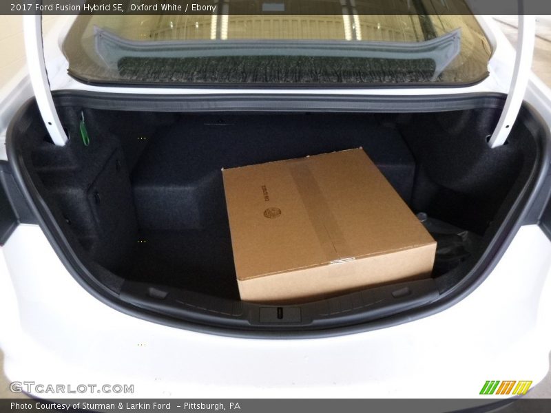  2017 Fusion Hybrid SE Trunk