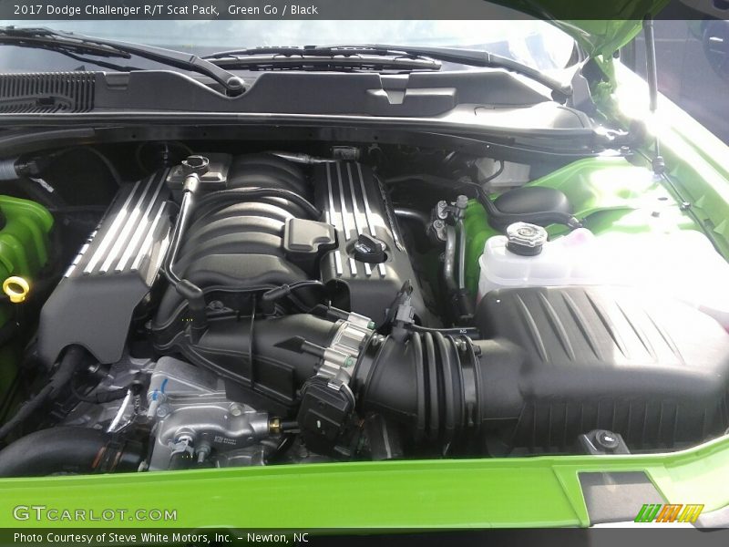 Green Go / Black 2017 Dodge Challenger R/T Scat Pack