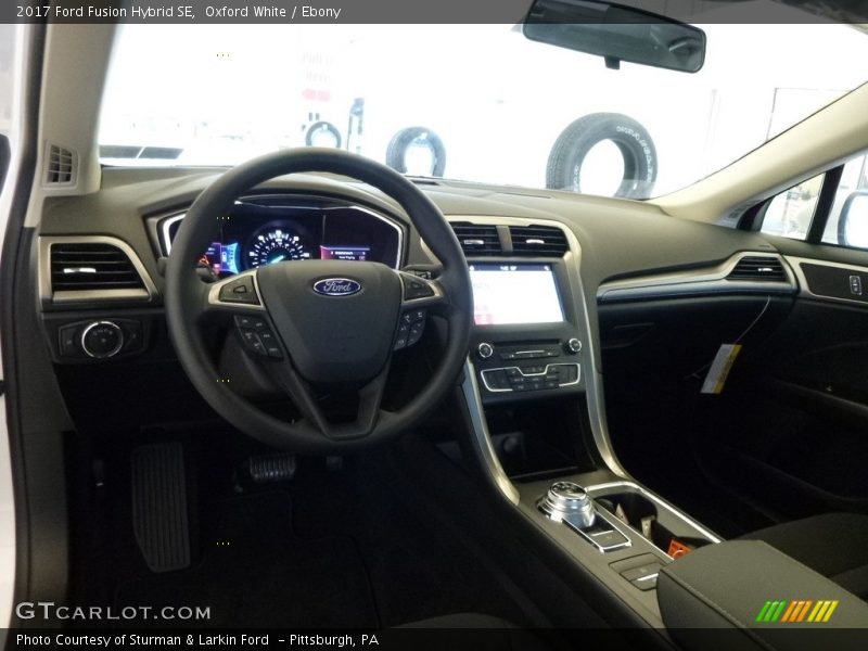 Dashboard of 2017 Fusion Hybrid SE