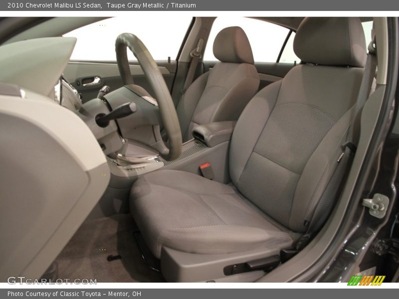 Taupe Gray Metallic / Titanium 2010 Chevrolet Malibu LS Sedan
